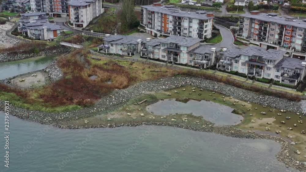 A perfect neighbourhood. Houses in suburb at Summer in the north America. Luxury houses with nice landscape. Aerial view. A perfect neighbourhood. Houses in suburb at Summer in the north America. Luxury houses with nice landscape. Aerial view.