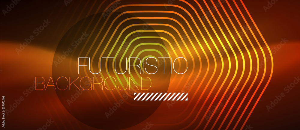 Neon glowing wave, magic energy and light motion background. Vector wallpaper template Neon glowing wave, magic energy and light motion background. Vector wallpaper template