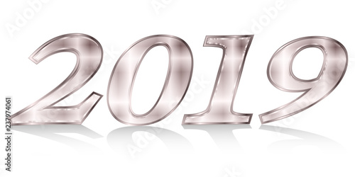 2019　西暦　新年　アイコン