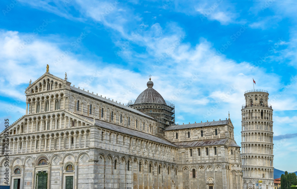 Cathedral Leaning Tower Piazza del Miracol Pisa Italy