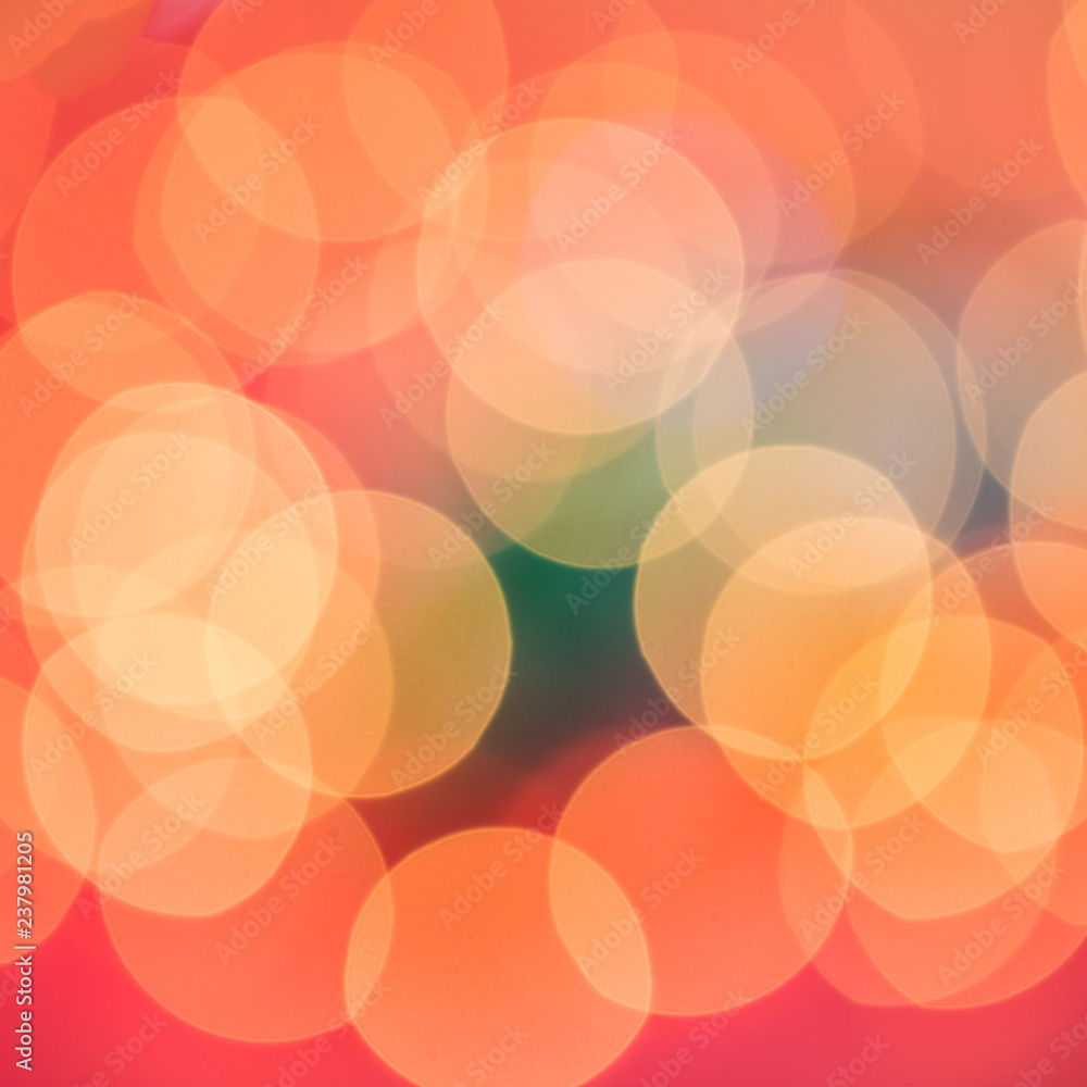 Christmas background in defocused lights. Blurred Holiday Abstract Christmas background in defocused lights. Blurred Holiday Abstract