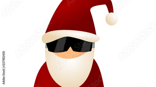Nikolaus mit Sonnenbrille
