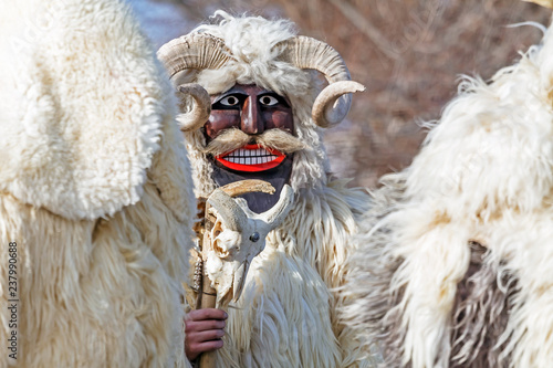 traditional participant called buso of the busojaras event