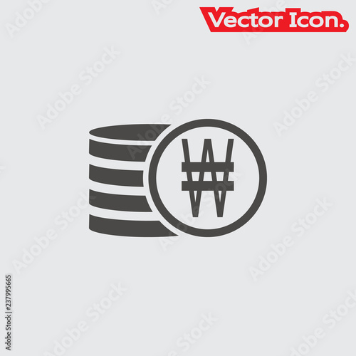 Money icon isolated sign symbol and flat style for app, web and digital design. Vector illustration.