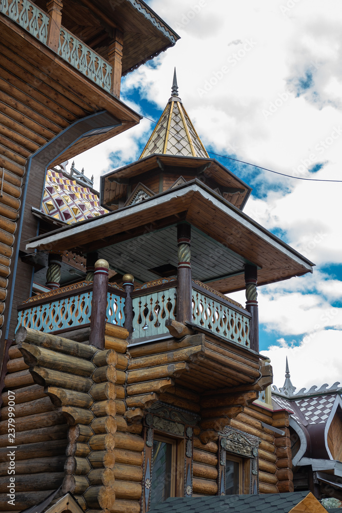 Obraz premium Izmaylovsky Kremlin in Moscow. Russian architecture