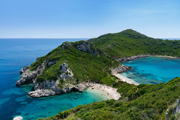 Krajobrazy Korfu, Grecja