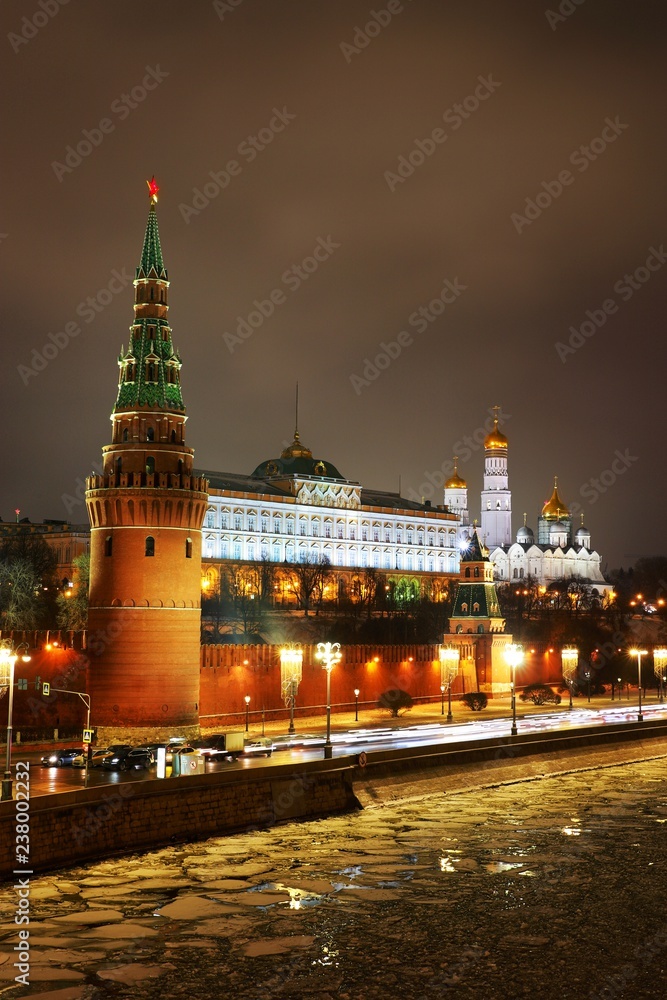 Obraz premium Postacard view of Moscow.