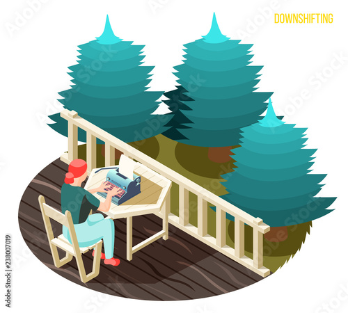 Downshifting Isometric Composition 