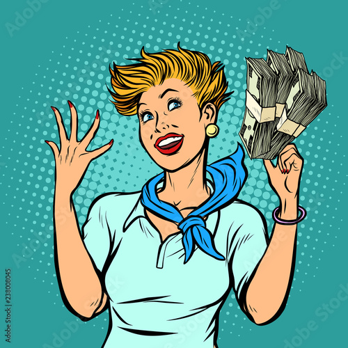 flight attendant counts dollars