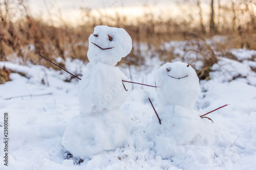 Two little snowmen