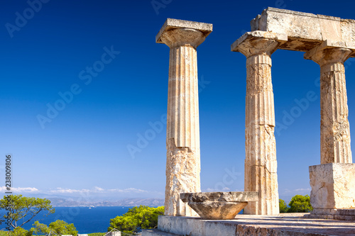 Aphaia temple on Crete Island in Greece photo