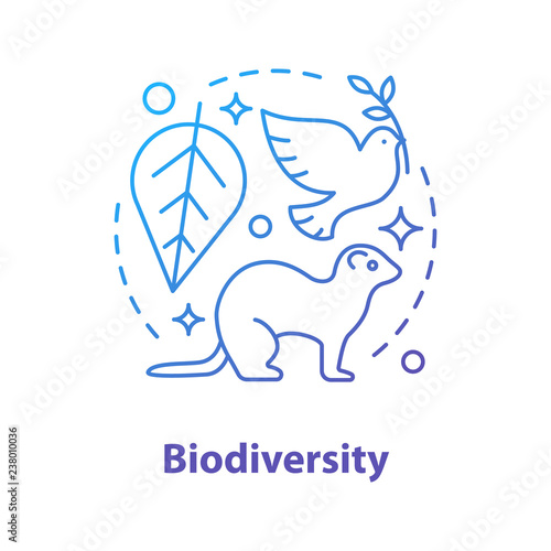 Biodiversity concept icon