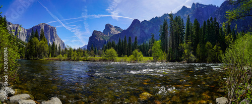 Yosemite National Park (Panoramic view) photo
