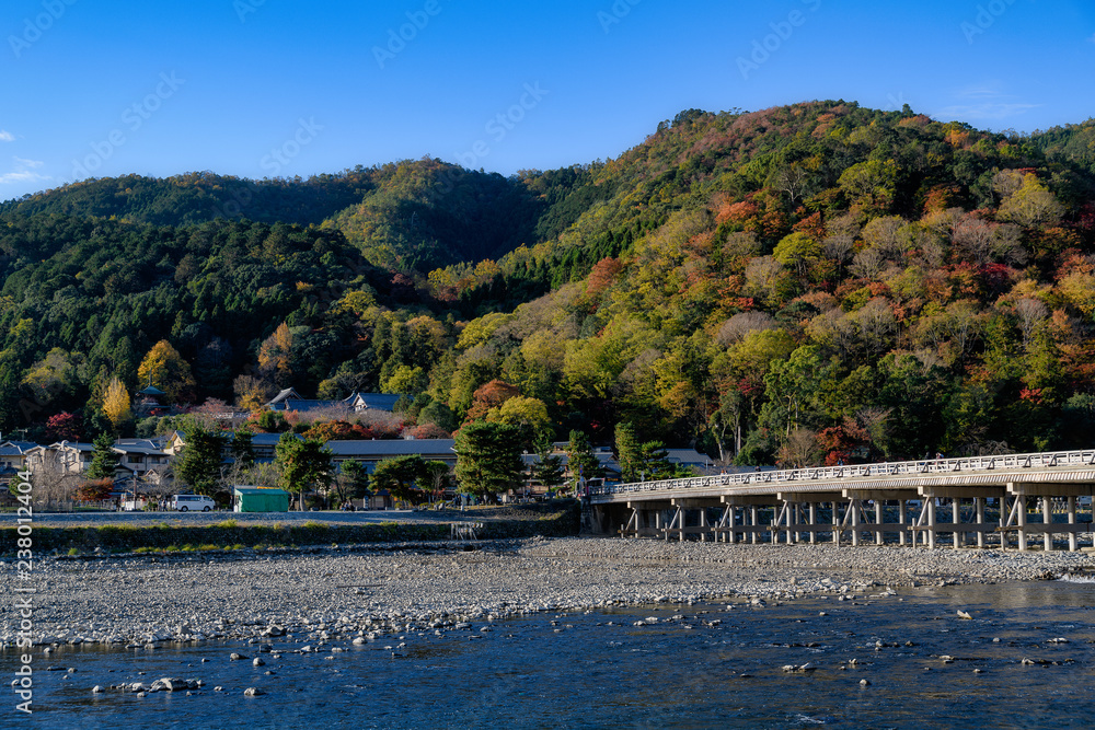 京都　嵐山の紅葉