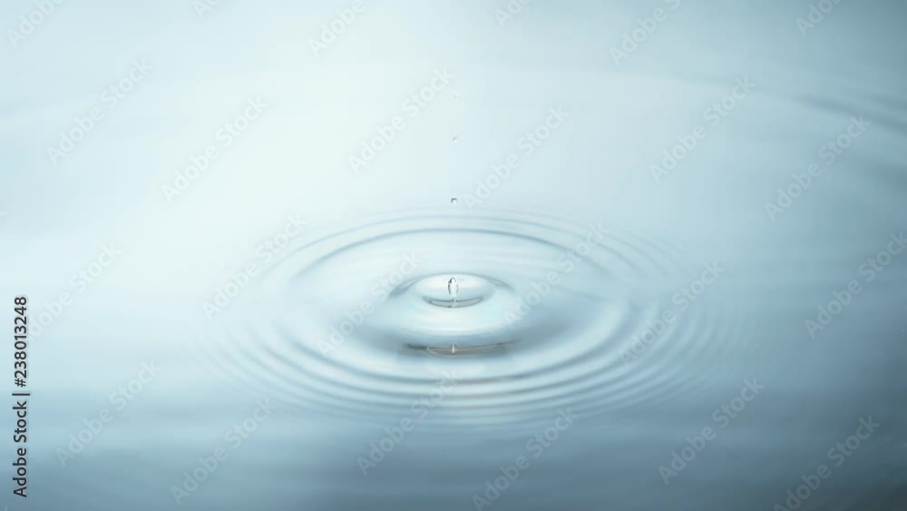Water drop in super slow motion, shooted with high speed cinema camera at 1000fps 4K. Water drop in super slow motion, shooted with high speed cinema camera at 1000fps 4K.