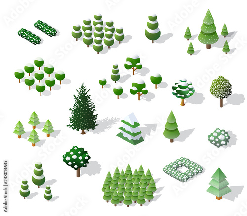 Set of Christmass winter