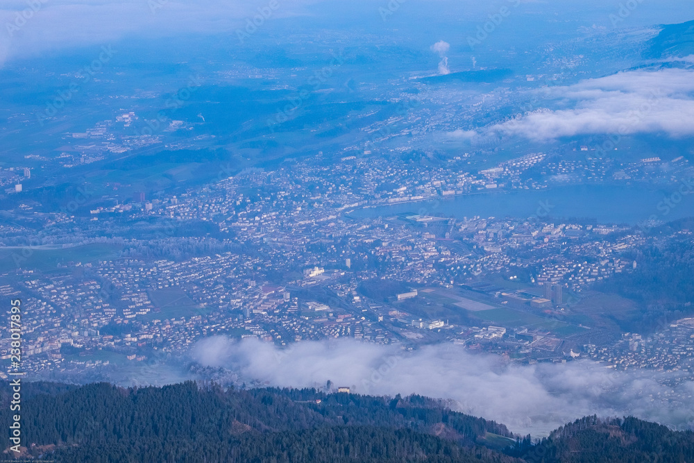 View from Pilatus Lucerne