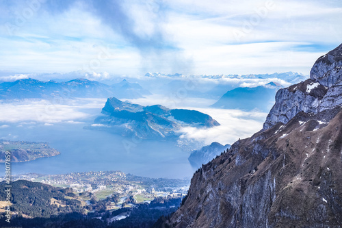 View from Pilatus Lucerne