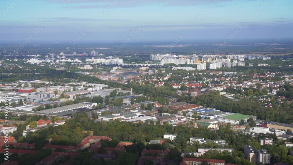 Flight over Berlin in germany Flight over Berlin in germany