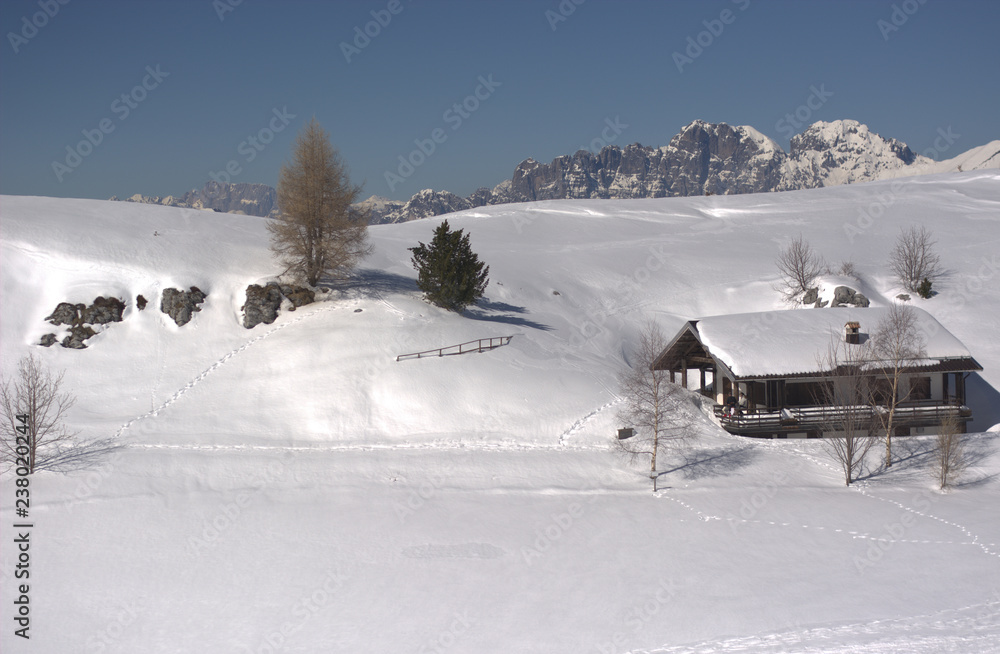 Panorama sul Nevegal,a Belluno,Italiaq Panorama sul Nevegal,a Belluno,Italiaq