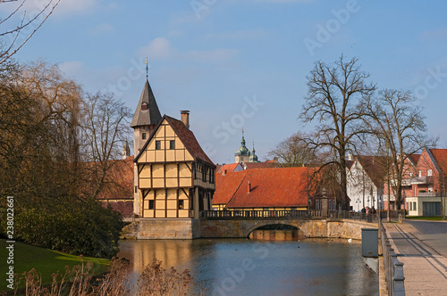 Muensterland germany historical castle sunny day