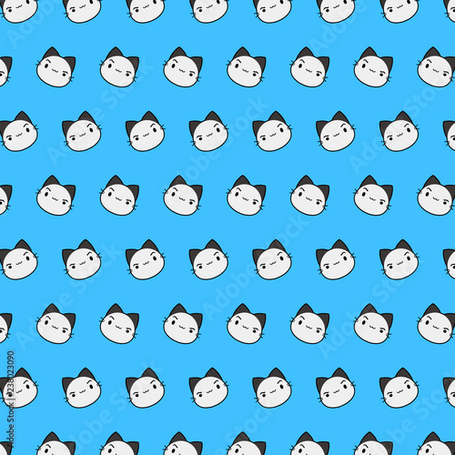 Street cat - emoji pattern 23