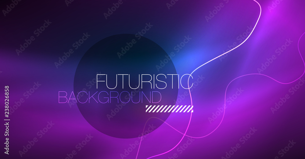 Glowing abstract wave on dark, shiny motion, Christmas and New Year magic space light. Techno abstract background Glowing abstract wave on dark, shiny motion, Christmas and New Year magic space light. Techno abstract background