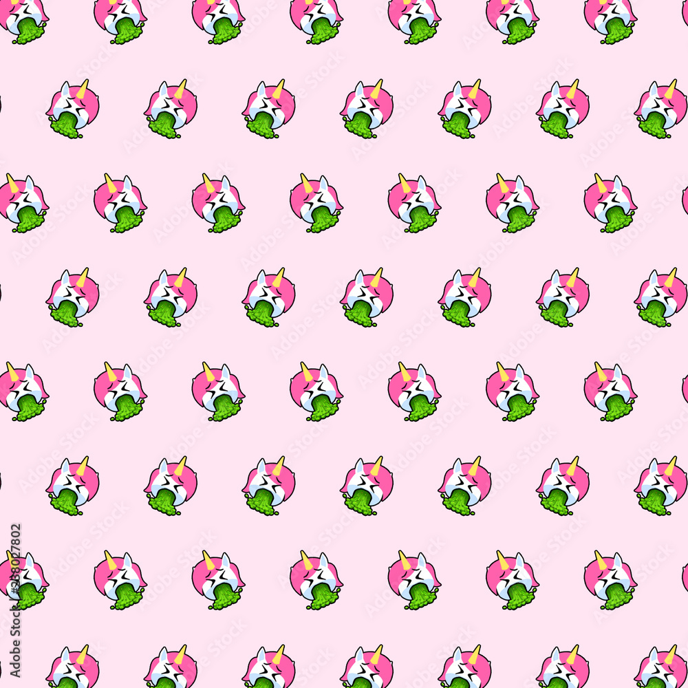 Unicorn - emoji pattern 80