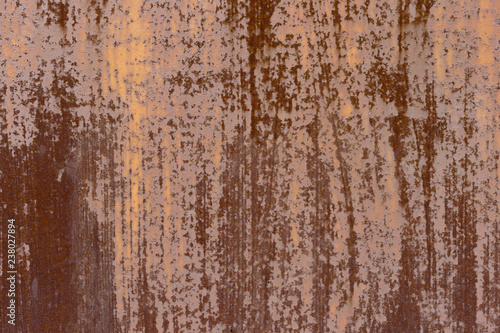 Surface of rusty sheet metal. Grunge texture.