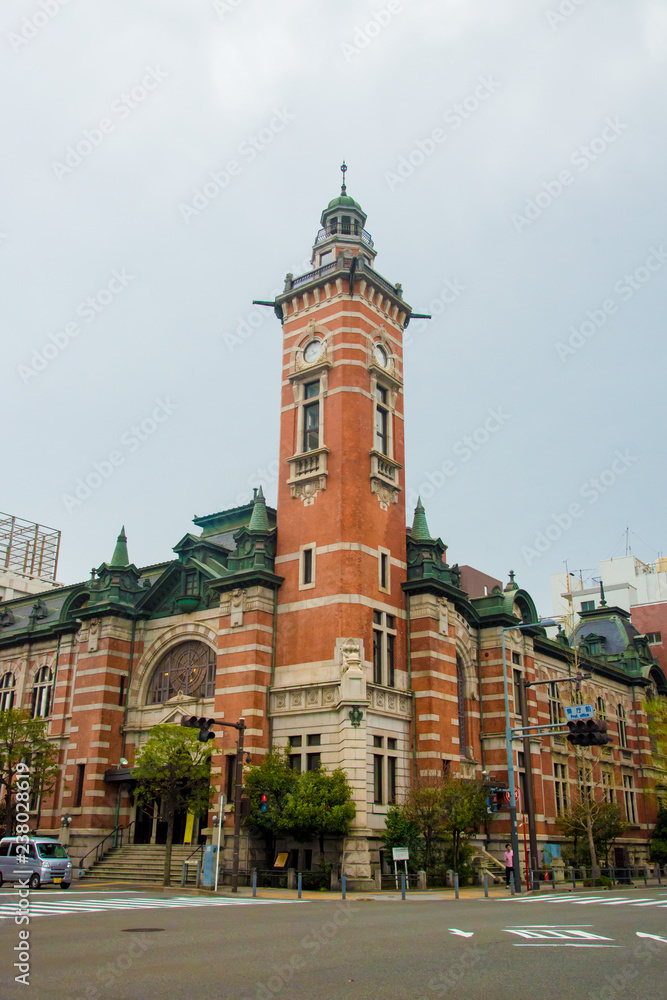 Historical building around Yokohama port in Yokohama, Japan. Japan is a country located in the East Asia.