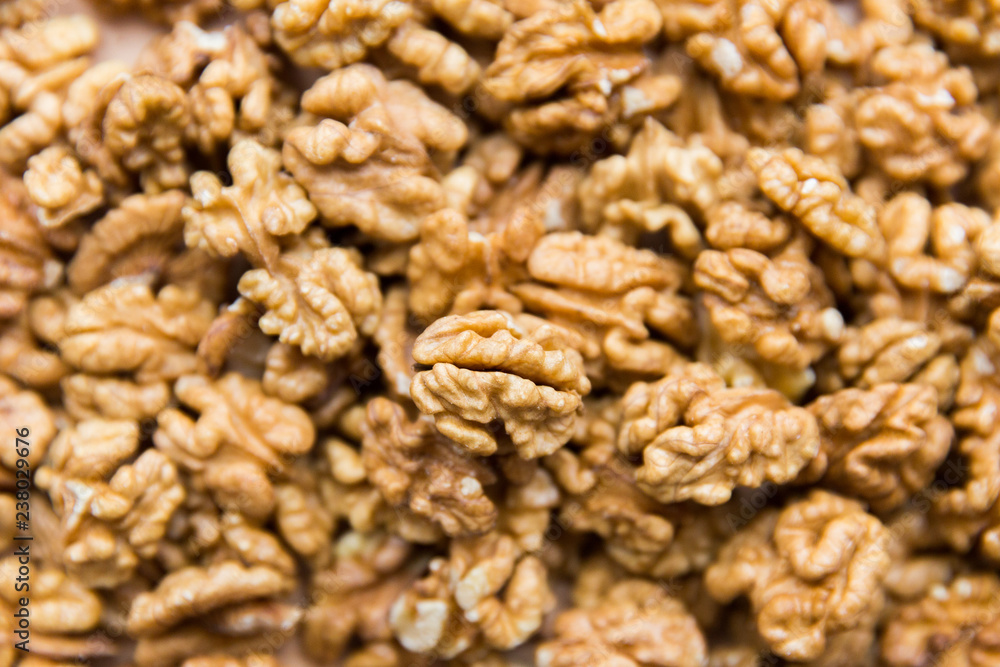 Texture of walnuts. Walnuts background. template of nuts Texture of walnuts. Walnuts background. template of nuts