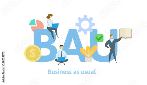 Fotografie BAU, Business as usual