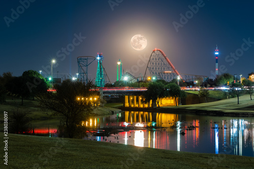 Texas Six Flags night light,2018