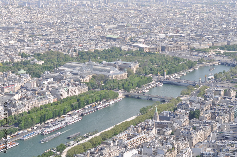 panorama sur la ville de Paris