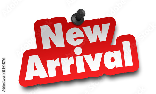 Tablou pe pânză new arrival concept 3d illustration isolated