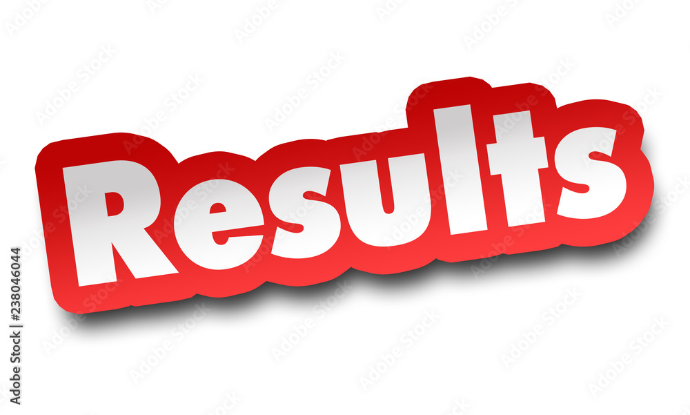 results concept 3d illustration isolated results concept 3d illustration isolated