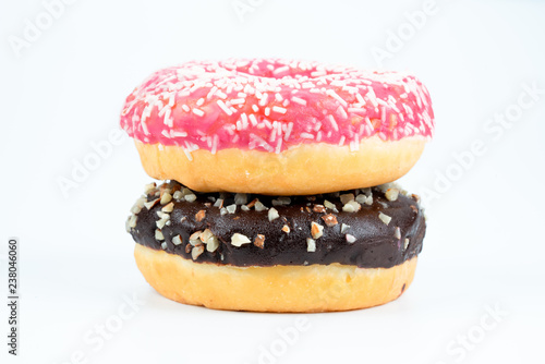isolated sweet colorful donut
	
