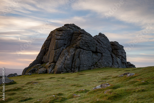 Haytor at dawn, Dartmoor National Park