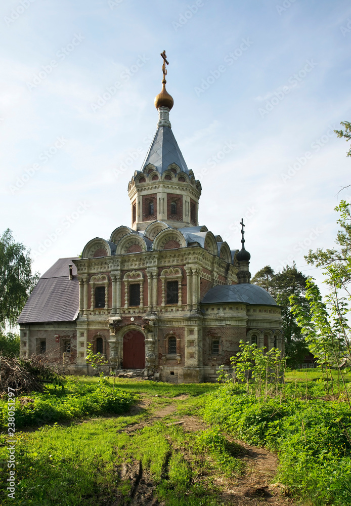 Church of Holy Martyr Queen Alexandra of Khrapovitsky manor at Murotsevo village near Sudogda. Russia Church of Holy Martyr Queen Alexandra of Khrapovitsky manor at Murotsevo village near Sudogda. Russia