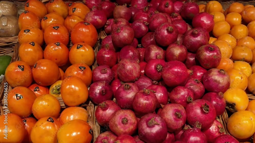 persimmon and pomegranates persimmon and pomegranates