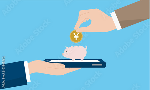 スマホとお金のイメージ