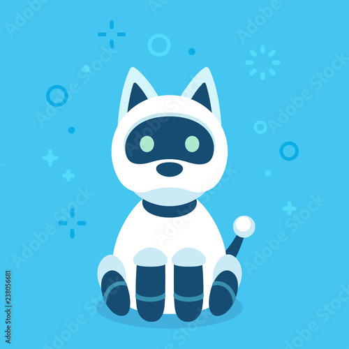 Cute robot dog