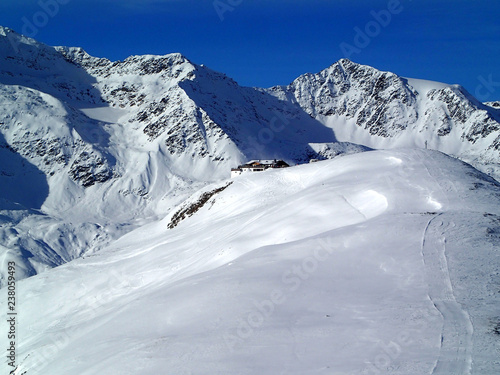 magical winter landscape in the Alps - Hochgurgl - Austria
