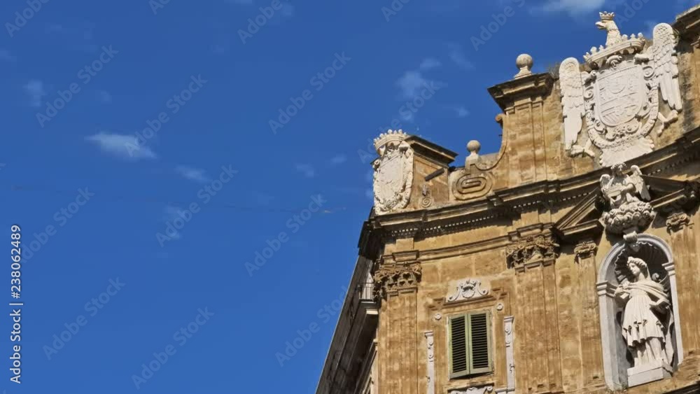 Quatro Canti, Palermo, Sicily, Italy Quatro Canti, Palermo, Sicily, Italy