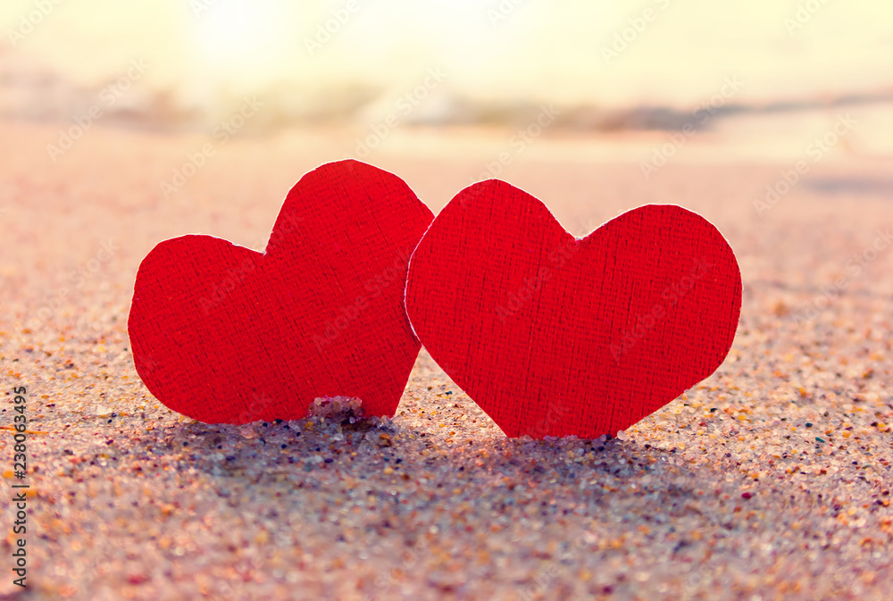 Hearts on the Seashore Hearts on the Seashore