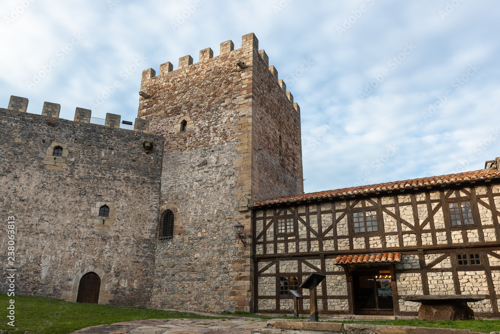 Argueso Castle (or San Vicente Castle), Cantabria, Spain
