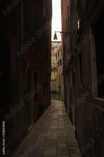 A Narrow ally in Venice Italy