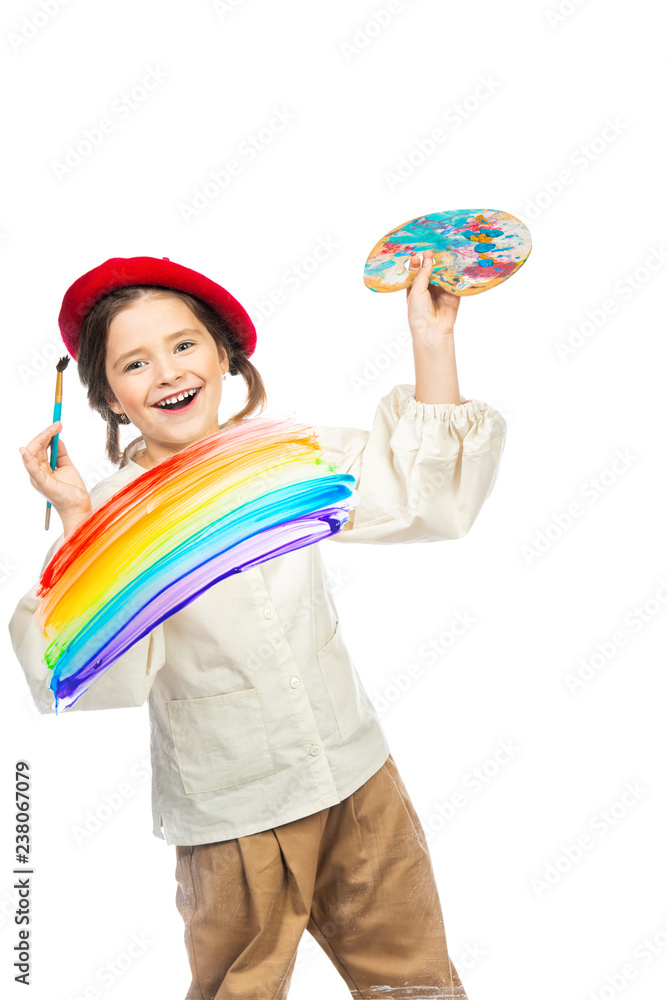 Fototapeta premium positive young painter