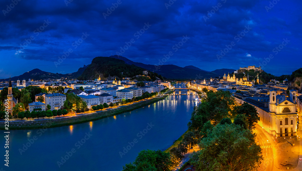 Historic town centre of Salzburg, Austria