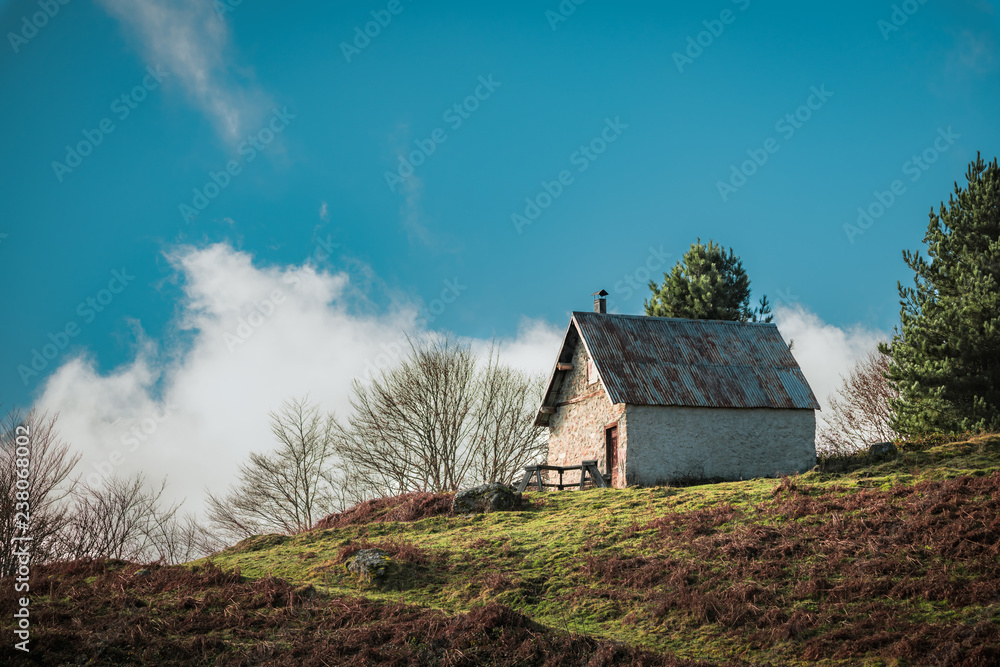 Fototapeta premium maison de montagne